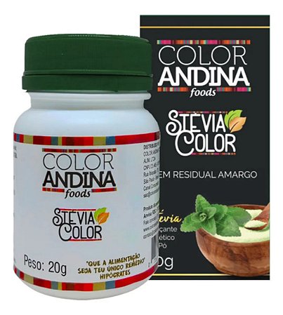 ADOCANTE STEVIA COLOR ANDINA 20G