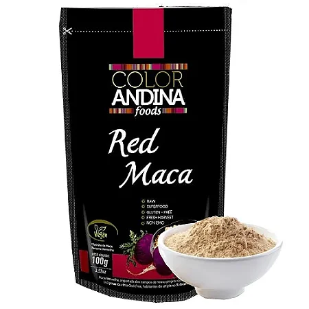 MACA PERUANA RED COLOR ANDINA 100G