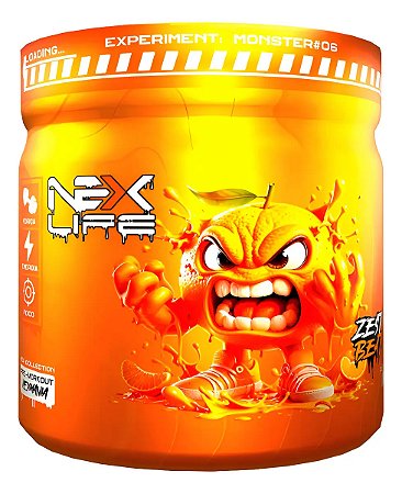 PRE-TREINO NEXMANIA 300G NEXLIFE SABORES:TANGERINA NEXLIFE