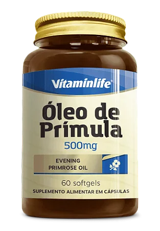 OLEO DE PRIMULA 500mg (60 CAPS) VITAMINLIFE