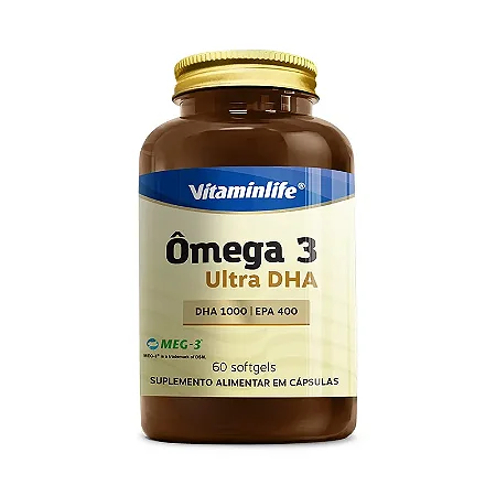 OMEGA 3 ULTRA DHA (60 CAPS) VITAMINLIFE