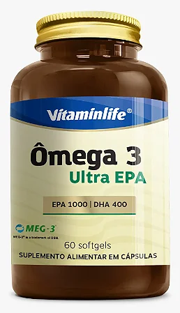 OMEGA 3 ULTRA EPA (60CAPS) VITAMINLIFE