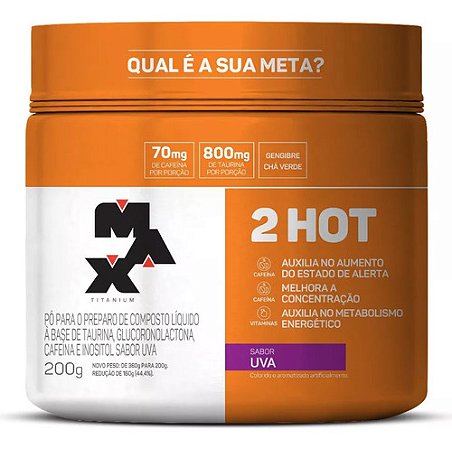 2HOT POTE 200G UVA MAXTITANIUM