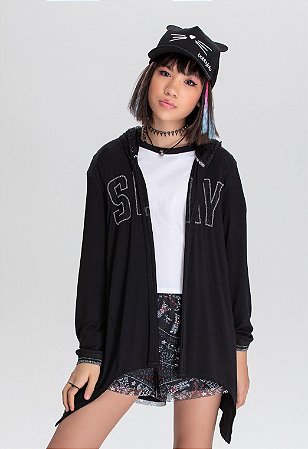 cardigan juvenil feminino