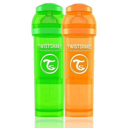 Mamadeira Twistshake Anti-Cólica (330Ml / Bico 4+M)