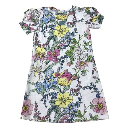 Vestido Linha Floral Luluzinha