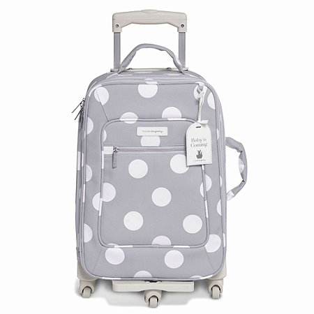 Mala Maternidade De Rodinha Bubbles Cinza Masterbag Baby