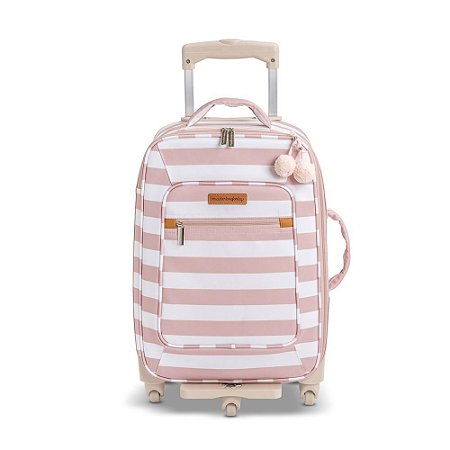 Mala Maternidade De Rodinha Brooklyn Rosa Masterbag Baby