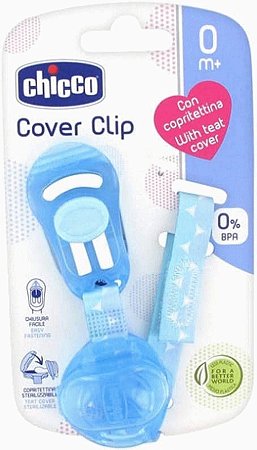 Clip Protetor Para Chupeta Azul Chicco
