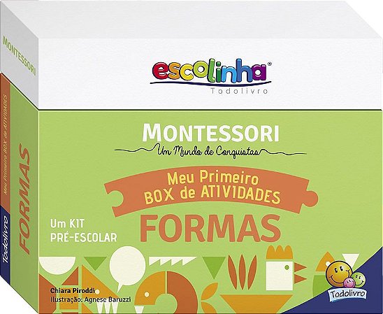 Escolinha Montessori Meu P Box De Atividades Formas- Todolivro
