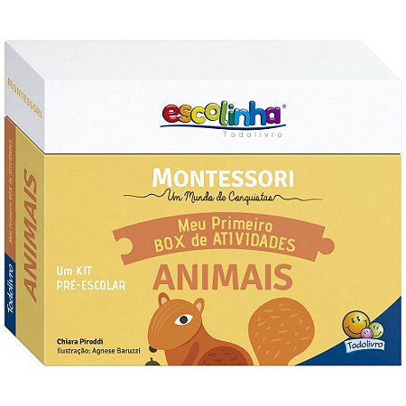 Escolinha Montessori Meu P Box De Atividades Animais- Todolivro