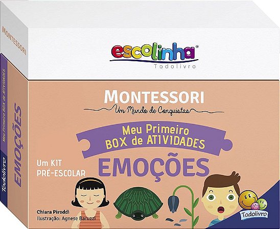 Escolinha Montessori Meu P Box De Atividades Emoções- Todolivro