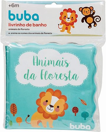 Livrinho De Banho - Animais Da Floresta Buba