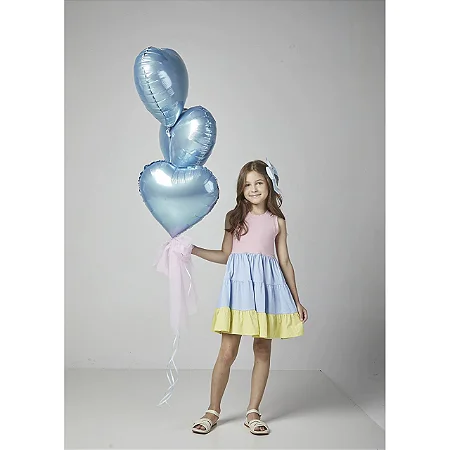 Vestido Infantil Três Marias de Malha - Luluzinha