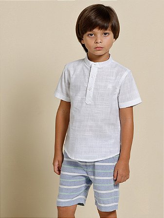 Conjunto Masc Bata Sarja Happiness - Banana Danger