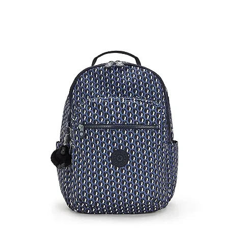 Mochila Seoul Estampada 3D K Blue -Kipling