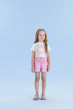 Conjunto Fem Blusa e Short Tecido  - Malagah