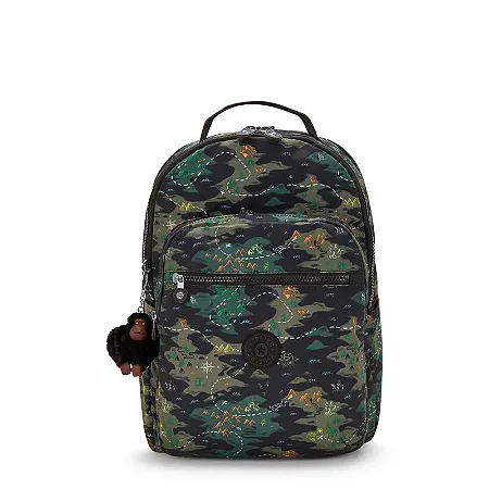 Mochila Kipling Seoul Lap Estampado - Kipling
