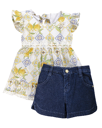 Vestido Maquinetado com Decote nas Costas 02- Anjos Baby