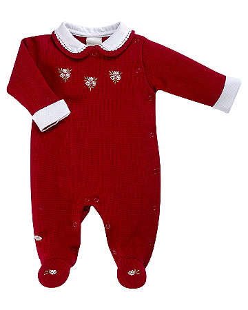 Macacão Fem Longo Malha Tricot Chic P - Anjos Baby