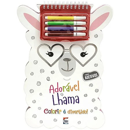 Livrinho Colorir é Divertido: Adorável Lhama - Happy Books