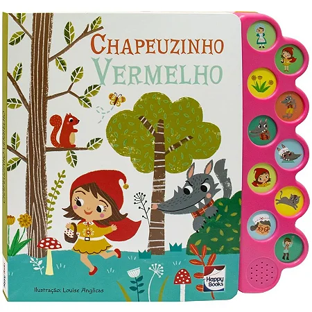 Livro Encantos Sonoros: Chapeuzinho Vermelho - Happy Books