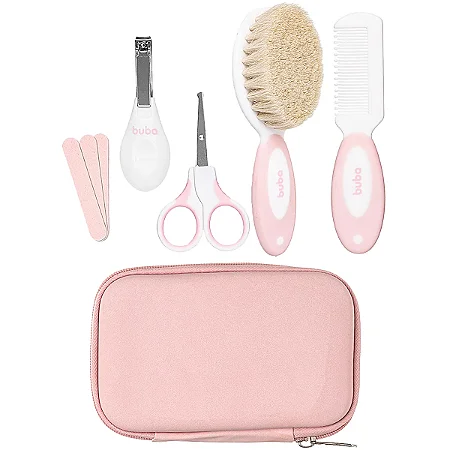 Kit Cuidados com Estojo Rosa - Buba