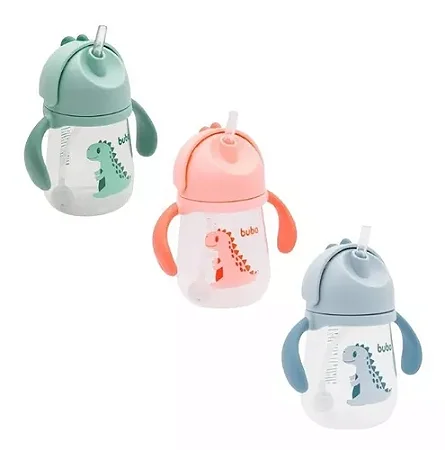 Copo Canudo Com Dispositivo Dino - Buba
