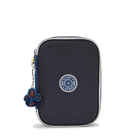 Estojo 100 Pens Preto Fantasy Blue BL - Kipling
