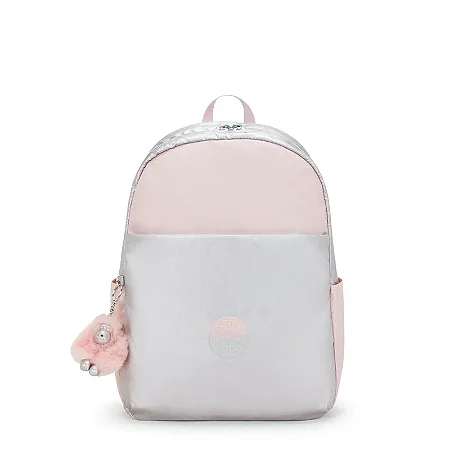 Mochila Haydar Prata Ice Metal - Kipling