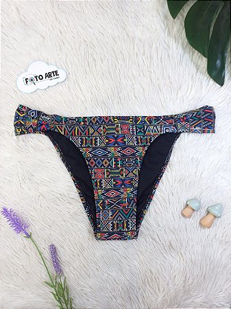 Tanga Avulsa Drapeada Estampa Étnica G - New Beach
