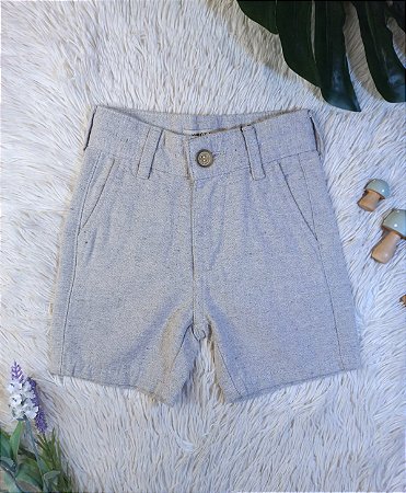 Bermuda Casual Slim Cinza- King e Joe
