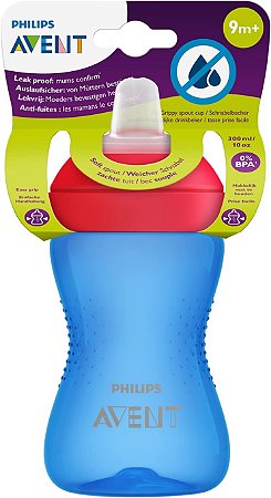 Copo de Transição Bico Silcone Azul - Avent
