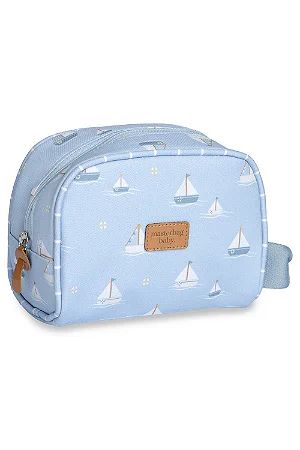 Nécessaire Baby Barquinhos Estampada Azul - Masterbag Baby