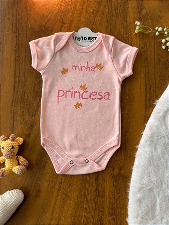 Body MC Fem Minha Pequena Princesa Rosa P - Doctor Baby