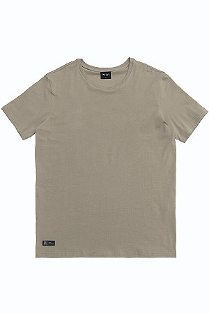 Camiseta Masc Flex Lisa Kaki - King e Joe