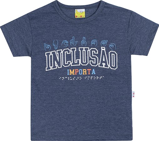 Camiseta Masc Infantil Inclusão - Jaca Lelé
