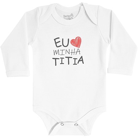 Body ML Eu Amo Minha Titia P- Doctor Baby