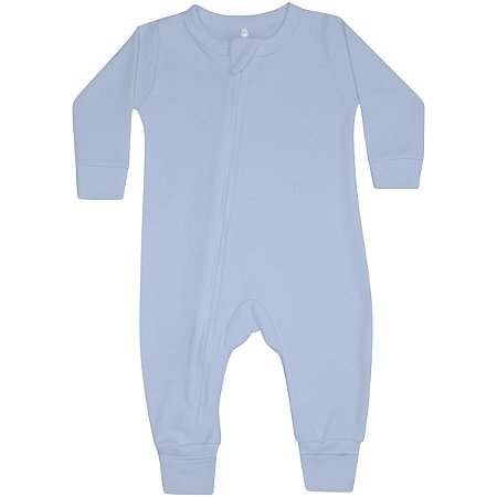 Macacão Masc Liso C/ Ziper Sonho Azul - Doctor Baby