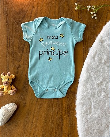 Body MC Fem Meu Pequeno Principe Azul P - Doctor Baby