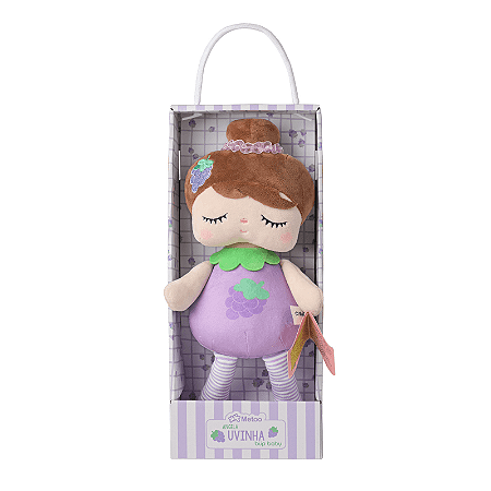 Boneca Angela Frutas Uvinha 33CM - Metoo