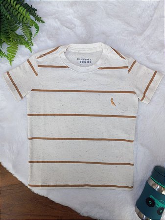 Camiseta Masc Fio Tinto Sol Tesouro - Reserva Mini