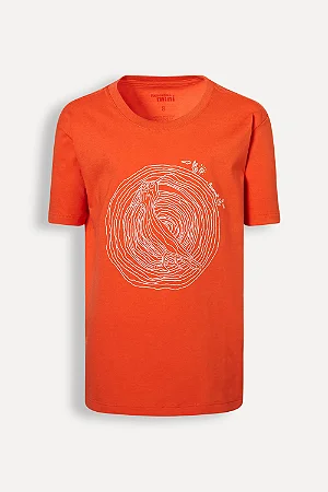Camiseta Masc Mini Estampa In The West Laranja - Reserva Mini