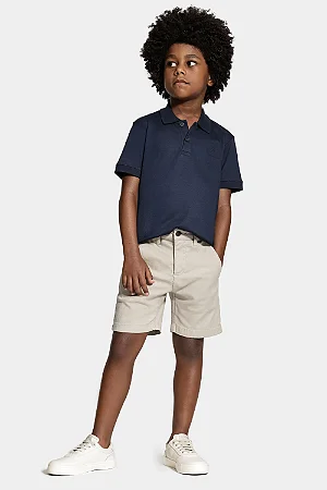 Bermuda Chino Color Sarjada Areia - Aramis
