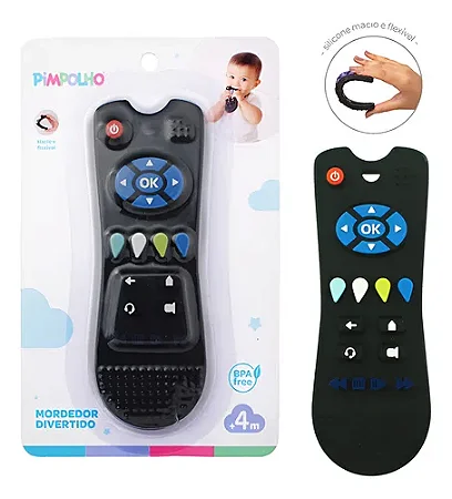 Mordedor Controle Remoto Unissex Preto - Pimpolho