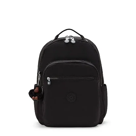 Mochila Seoul Lap Preto True Black - Kipling