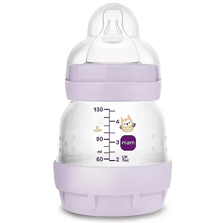 Mamadeira Easy Start 130ml Rosa- Mam