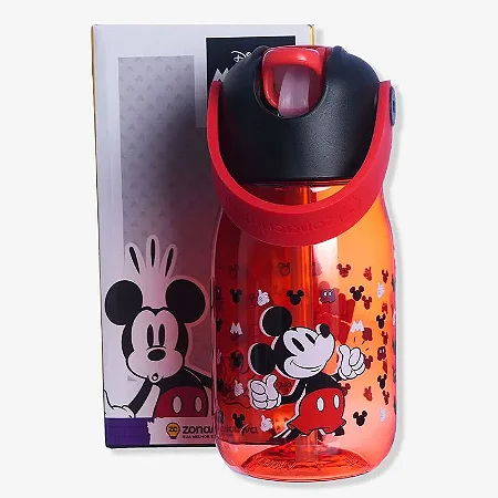 Garrafa Flip Infantil Mickey Mouse 400ML