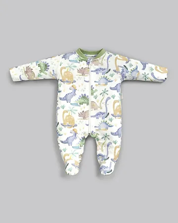 Macacão Masc Longo Dinossauros P - Anjos Baby