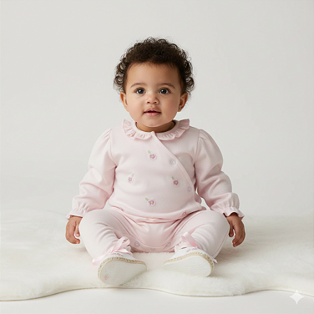 Macacão Fem Family Time Rosa - Grow Up